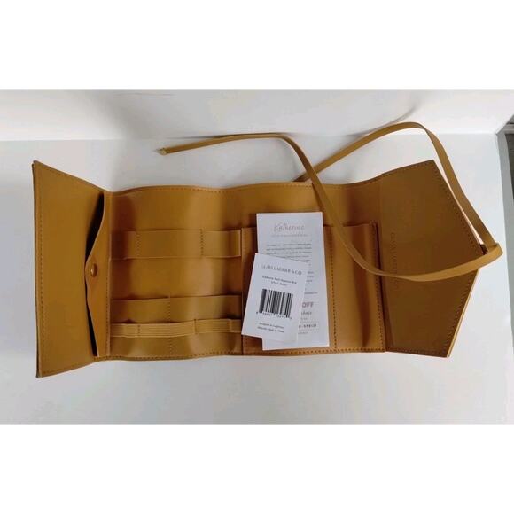 Glass Ladder Co. NEW Katherine Tech Organizer Roll Honey Vegan Materials 3511 - Picture 7 of 14